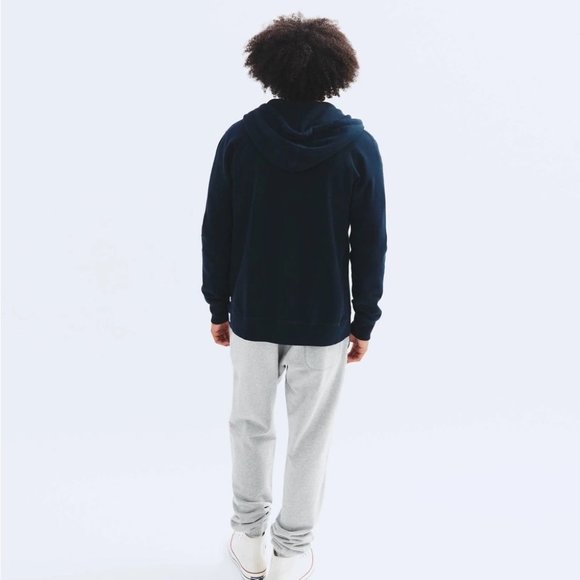 NWT Reigning Champ Midweight Terry Full Zip Hoodie - Navy XXL - Picture 2 of 12